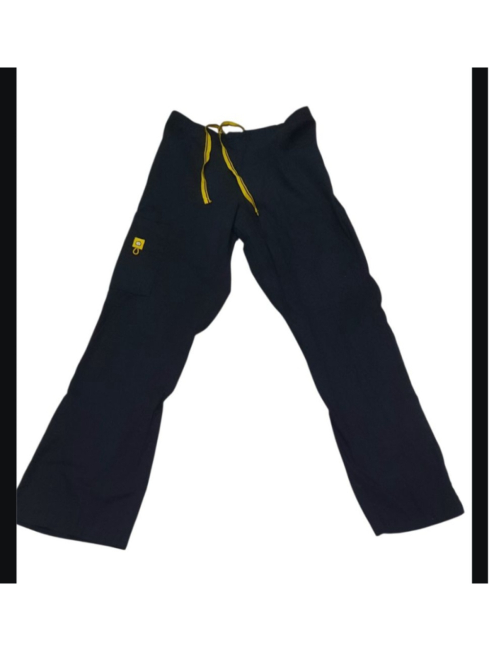 Wonderwink Scrub Pants Women's Size Wxtra Small Black Drawstring Waist
